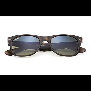 Ray-Ban Polarized Matte Tortoise New Wayfarer 55mm